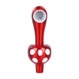 Product image of Spotted Mushroom Aluminum Hand Pipe - 3.75"