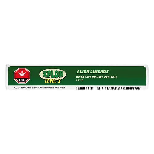 Alien Limeade Distillate Infused - XPLOR Level X - Infused Joints