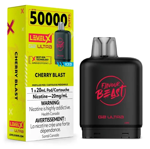 Product image of Cherry Blast - Flavour Beast x Level X G2 Ultra - Pod