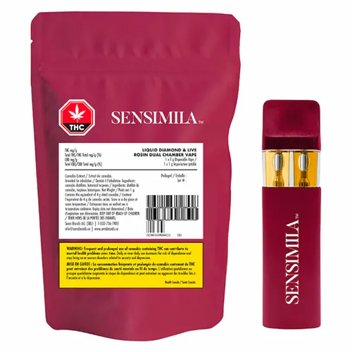 Liquid Diamond & Live Rosin Dual Chamber - SensiMila - Disposable