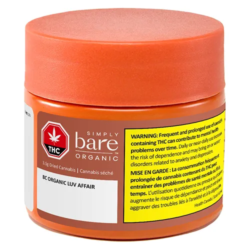 BC Organic Luv Affair - Simply Bare - Dried Flower