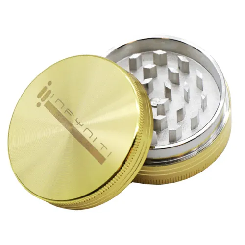 Product image of Infyniti - 2.2" 2-Piece Zinc Grinder - Gold