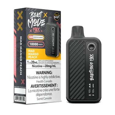 Product image of Mad Mango Peach - Flavour Beast Mode Max - Disposable