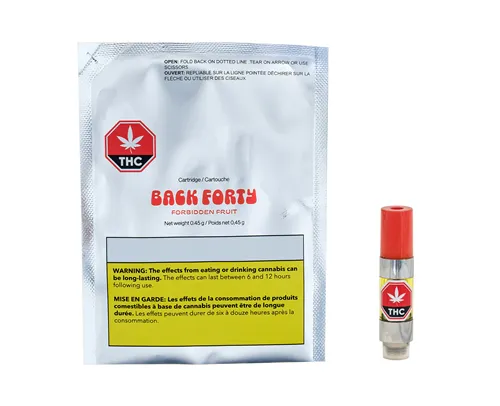 Forbidden Fruit Indica - Back Forty - 510 Cartridge