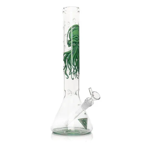 Product image of Red Eye Glass, 15" Glow-in-the-Dark Water Pipe