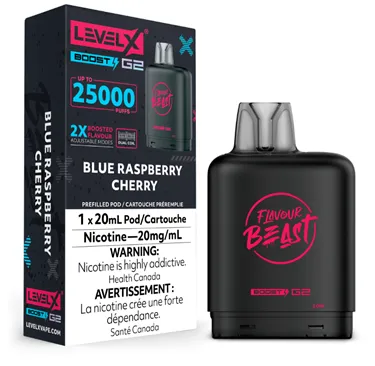 Product image of Blue Raspberry Cherry - Flavour Beast x Level X G2 Boost - Pod