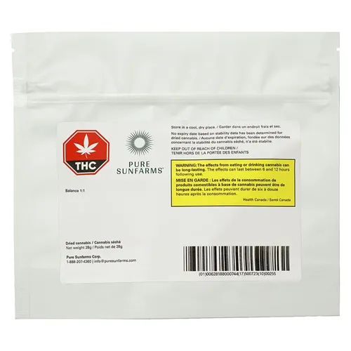 Balanced 1:1 - Pure Sunfarms - Dried Flower