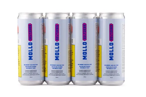 Product image of Wildberry Acai Seltzer - Mollo - THC Drinks