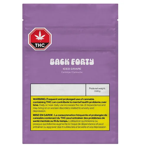 Iced Grape - Back Forty - 510 Cartridges