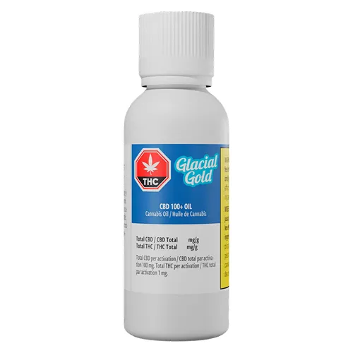 Product image of CBD 100+ Oil - Glacial Gold - Ingestible Oils