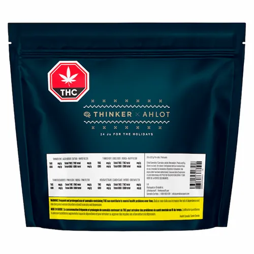 24 Js FOR THE HOLIDAYS ADVENT CALENDAR - THINKER x AHLOT - Pre-Rolled