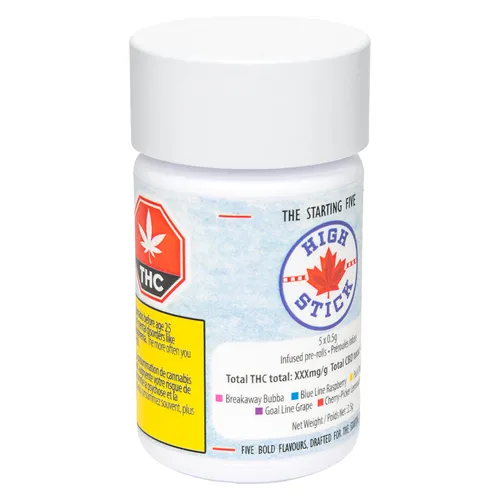 Starting Five Infused Variety Pack - High Stick - Variety Infused Pre-Rolled