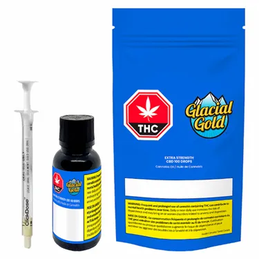 Product image of Extra Strength CBD 100 Drops - Glacial Gold - Ingestible Oils