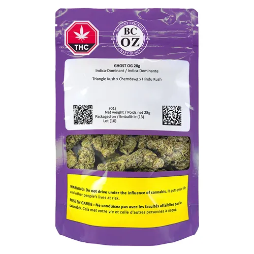 Ghost OG - BC OZ - Dried Flower