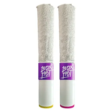Product image of Pear Herer + Strawberry Diesel THCa Coated - Boxhot - Variety Infused Pre-Rolled
