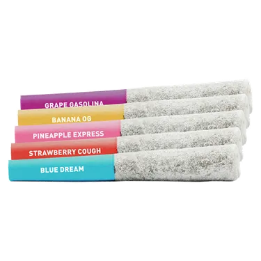 Product image of Flyers Frosted Variety Pack - Claybourne - Variety Infused Pre-Rolled - 5 x 0.5g