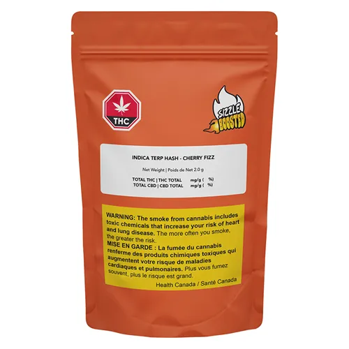 Indica Terp Hash - Cherry Fizz - Sizzle Boosted - Hash