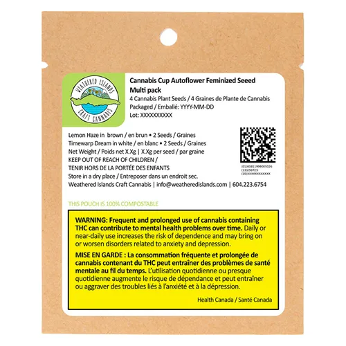 Cannabis Cup Autoflower Feminized Seed Multi Pack - Weathered Islands Craft Cannabis - Seeds