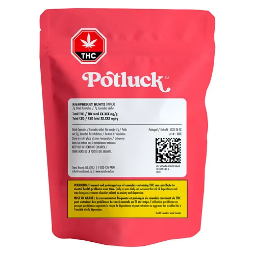 Raspberry Runtz - Potluck - Dried Flower