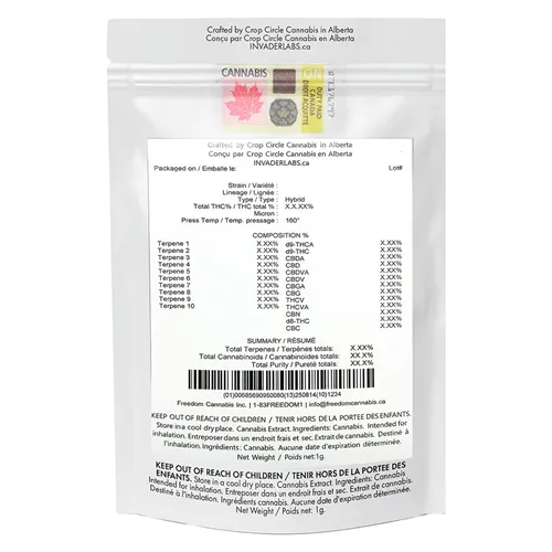 Cold Cure Live Rosin - INVADER - Rosin
