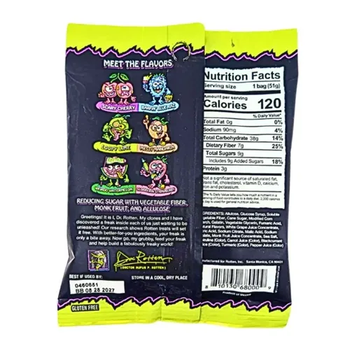 Rotten, Sour Gummy Worms