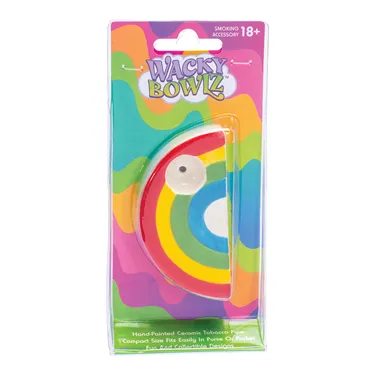 Product image of Wacky Bowlz, Rainbow Ceramic Pipe