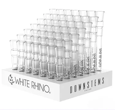 Product image of White Rhino, Glass Downstems