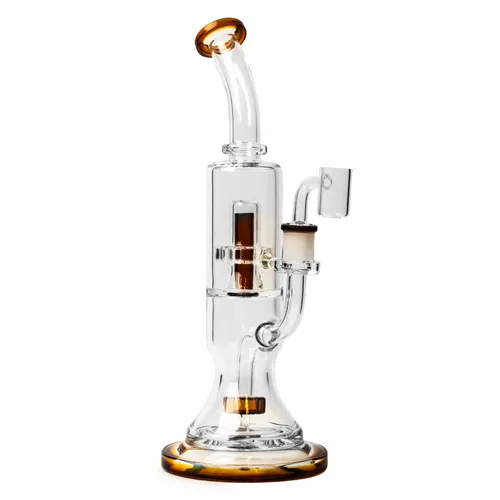 Red Eye Glass, 12" Dual Chamber Concentrate Rig