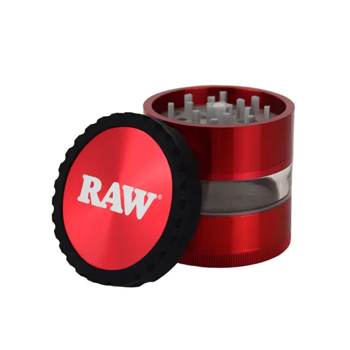 Product image of Raw, 4-Piece Clear View Grinder