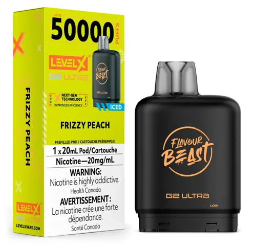 Product image of Frizzy Peach - Flavour Beast x Level X G2 Ultra - Pod