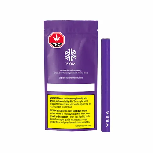 Product image of Grandma's Pie Live Terpene Vape Pen - Viola - Disposable