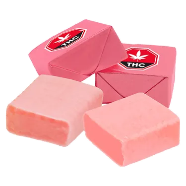 Product image of 3:1 Original Strawberry Taffy CBG/THC - Twiddles - Gummies