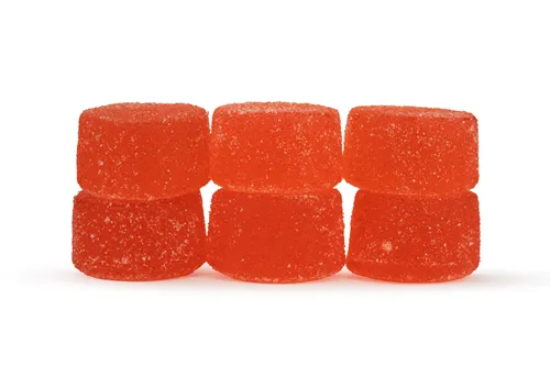 Product image of Peach Lime Fizz Live Resin THC:CBC Chews Multi - BIGGIES - Gummies