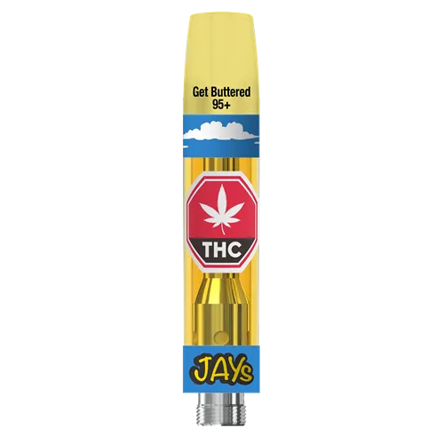 High Potency 95+ Get Buttered - Jays - 510 Cartridges