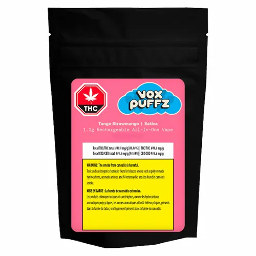 Tango Strawmango Rechargable All-In-One - Vox Puffz - Disposables
