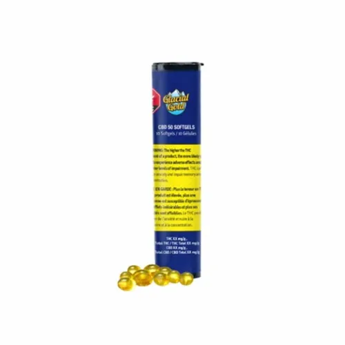 CBD 50 Softgels - Glacial Gold - Capsules