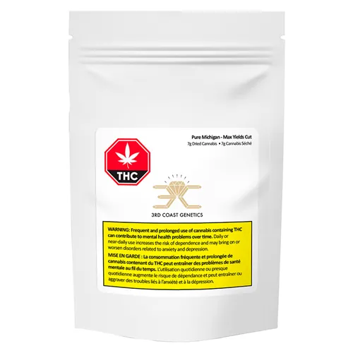 Pure Michigan: MaxYields Cut - 3rd Coast Genetics - Dried Flower