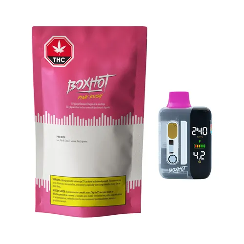 Product image of Pink Kush Charged 98% - Boxhot - Disposables