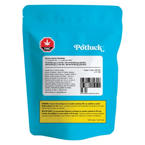 Blue Lagoon Thunder - Potluck - Disposables