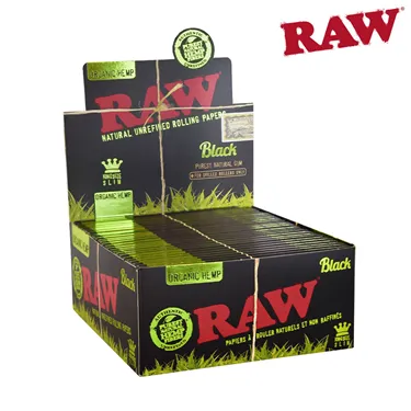 Product image of RAW, Organic Hemp Black Rolling Papers