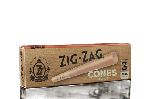 Zig-Zag, Unbleached King Size Cones
