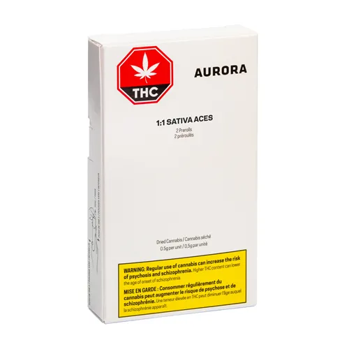 Aces 1:1 Sativa - Aurora - Pre-Roll