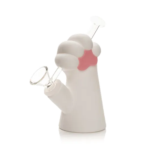 Product image of LIT Silicone, 6" Cat Paw Water Pipe