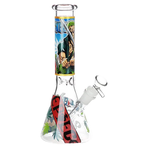 Product image of 10" One Treasure Beaker Glass Water Pipe