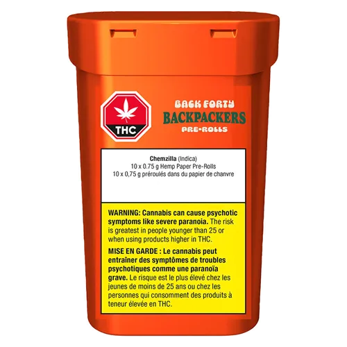 Backpackers Chemzilla - Back Forty - Joints