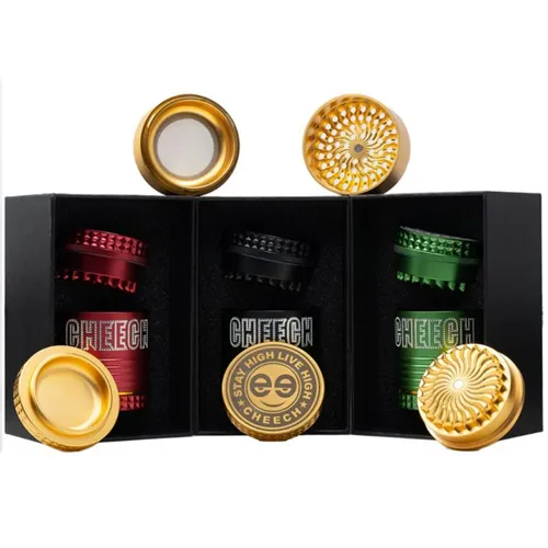 Product image of Cheech, 2.5" 4 Piece Quick Release Metal Grinder