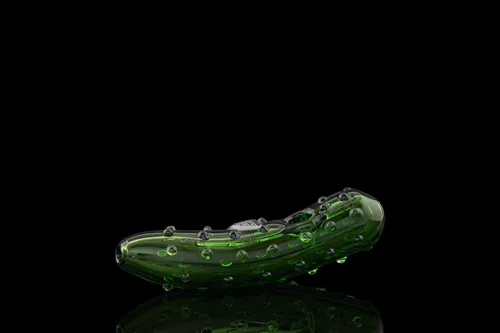 Red Eye Glass 4.5" Pickle Hand Pipe