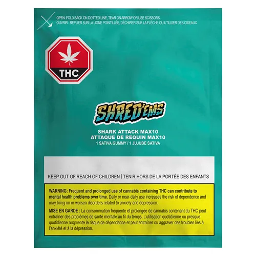 Shark Attack MAX10 Party Pack - Shred'ems - Gummies