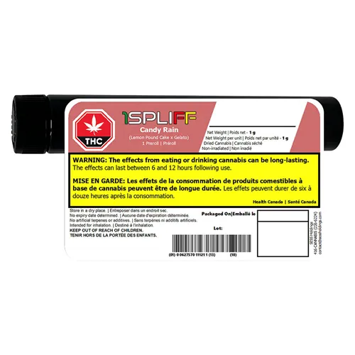 Candy Rain Glass Tip - 1SPLIFF Reserve - Joints