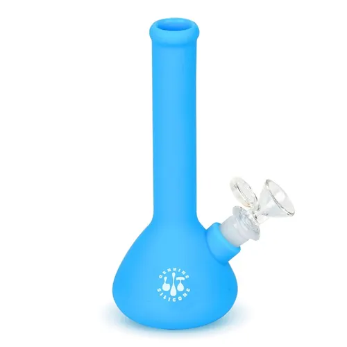 Product image of LIT Silicone - 7.5" Beaker Water Pipe (Blue)